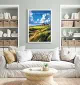 Royal Lytham & St Annes Travel Poster, Travel Print of Royal Lytham Golf Course, Royal Lytham Art Lovers Gift, Birthday Gift NQ Media Designs