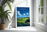 St Andrews Travel Poster Wall Art, Travel Print of St Andrews, Scotland, St Andrews Golf Art Lovers Gift, St Andrews Gift NQ Media Designs