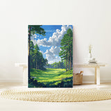 Sunningdale Travel Poster, Travel Print of Sunningdale Golf Course, Sunningdale Art Lovers Gift, Berkshire, Birthday Gift NQ Media Designs