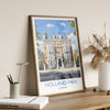 Holland Park Travel Print, Travel Poster of Holland Park, London,England, London Art Lovers Gift, Wall Art Print