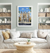 Holland Park Travel Print, Travel Poster of Holland Park, London,England, London Art Lovers Gift, Wall Art Print NQ Media Designs