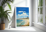 Port Elizabeth Travel Poster, Travel Print of Port Elizabeth, Port Elizabeth Art Lovers Gift, South Africa Gift, Wall Art Print NQ Media Designs