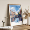 Dublin Poster Wall Art, Travel Print of Dublin, Ireland, Dublin Art Lovers Gift, Travel Wall Decor Gift