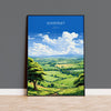 Somerset Travel Poster Wall Art, Travel Print of Somerset, England, Somerset Art Lovers Gift, Somerset Gift NQ Media Designs