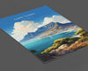 Cape Town Travel Poster, Travel Print of Cape Town,Cape Town Art Lovers Gift, South Africa Gift, Wall Art Print