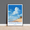 Covehithe Beach Travel Print, Travel Poster of Covehithe Beach,Covehithe Beach Art Lovers Gift, Suffolk Coast Wall Art