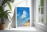 Covehithe Beach Travel Poster, Travel Print of Covehithe Beach,Covehithe Beach Art Lovers Gift, Suffolk Coast Wall Art NQ Media Designs