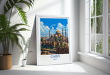 Cairo Travel Print, Travel Poster of Cairo, Egypt Art Lovers Gift, Cairo Wall Art NQ Media Designs