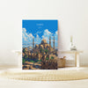 Cairo Travel Poster, Travel Print of Cairo, Egypt Art Lovers Gift, Cairo Wall Art
