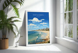 Port Elizabeth Travel Poster, Travel Print of Port Elizabeth, Port Elizabeth Art Lovers Gift, South Africa Gift, Wall Art Print NQ Media Designs