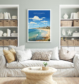 Port Elizabeth Travel Poster, Travel Print of Port Elizabeth, Port Elizabeth Art Lovers Gift, South Africa Gift, Wall Art Print NQ Media Designs