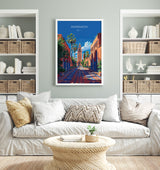 Marrakesh Travel Poster Wall Art, Travel Print of Marrakesh, Marrakesh Art Lovers Gift, Morocco Wall Art NQ Media Designs