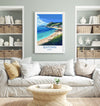 Seatown Travel Print Wall Art, Travel Poster of Seatown, England, Dorset Coast Art Lovers Gift, Dorset Wall Decor