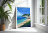 Seatown Travel Poster Wall Art, Travel Print of Seatown, England, Dorset Coast Art Lovers Gift, Dorset Wall Decor