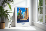 Luxor Travel Print, Travel Poster of Luxor, Egypt Art Lovers Gift, Luxor Wall Art NQ Media Designs