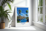 Luxor Travel Print, Travel Poster of Luxor, Egypt Art Lovers Gift, Luxor Wall Art NQ Media Designs