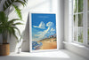 Southwold Travel Poster, Travel Print of Southwold, Southwold Art Lovers Gift, Suffolk Coast Wall Art
