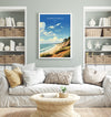 Dunwich Beach Travel Poster, Travel Print of Dunwich Beach,Dunwich Beach Art Lovers Gift, Suffolk Coast Wall Art