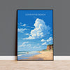 Covehithe Beach Travel Poster, Travel Print of Covehithe Beach,Covehithe Beach Art Lovers Gift, Suffolk Coast Wall Art