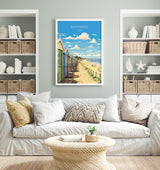 Southwold Travel Poster, Travel Print of Southwold, Southwold Art Lovers Gift, Suffolk Coast Wall Art NQ Media Designs