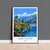 Lake Como Travel Poster Wall Art, Travel Print of Lake Como, Lake Como Art Lovers Gift, Italy, Italian Lakes Art Gift