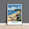 Abersoch Travel Print Wall Art, Abersoch Travel Poster, Wales, Welsh Art, Abersoch Art lovers Gift, Wall Art Print NQ Media Designs