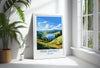Peak District Travel Print Wall Art, Travel Poster of Peak District, Peak District Art Lovers Gift, English Countryside
