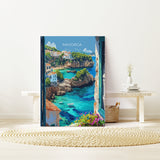 Majorca Travel Poster, Travel Print of Majorca, Balearic Islands Art Lovers Gift, Majorca Wall Art NQ Media Designs
