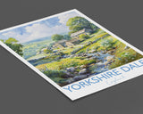Yorkshire Dales Print, Travel Poster of Yorkshire Dales, England, Yorkshire Dales Art Lovers Gift, Travel Watercolour Gift NQ Media Designs