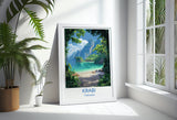 Krabi Travel Print, Travel Poster of Krabi, Thailand, Krabi Art Lovers Gift, Wall Art Print NQ Media Designs