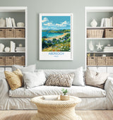 Abersoch Travel Print Wall Art, Abersoch Travel Poster, Wales, Welsh Art, Abersoch Art lovers Gift, Wall Art Print NQ Media Designs