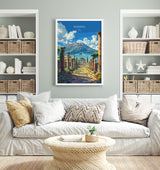 Pompeii Travel Print Wall Art, Travel Poster of Pompeii, Pompeii Art Lovers Gift, Italy, Italian Art Gift NQ Media Designs