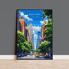 New York Travel Poster Wall Art, Travel Print of New York , New York Art Lovers Gift, USA Art Gift NQ Media Designs
