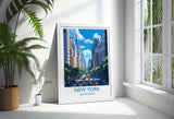New York Travel Print Wall Art, Travel Poster of New York , New York Art Lovers Gift, USA Art Gift NQ Media Designs