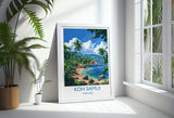 Koh Samui Travel Print, Travel Poster of Koh Samui, Thailand, Koh Samui Art Lovers Gift, Wall Art Print NQ Media Designs