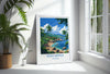 Koh Samui Travel Print, Travel Poster of Koh Samui, Thailand, Koh Samui Art Lovers Gift, Wall Art Print