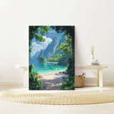 Krabi Travel Poster Wall Art, Travel Print of Krabi, Thailand, Krabi Art Lovers Gift, Birthday Gift Print NQ Media Designs