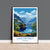 Lake District Travel Print Wall Art, Travel Poster of Lake District, Lake District Art Lovers Gift, English Countryside