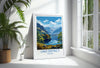 Lake District Travel Print Wall Art, Travel Poster of Lake District, Lake District Art Lovers Gift, English Countryside
