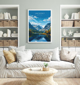 Lake District Travel Poster Wall Art, Travel Print of Lake District, Lake District Art Lovers Gift, English Countryside NQ Media Designs