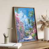 Miami Travel Poster Wall Art, Travel Print of Miami, Miami Art Lovers Gift, USA Art Gift NQ Media Designs