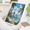 Miami Travel Poster Wall Art, Travel Print of Miami, Miami Art Lovers Gift, USA Art Gift