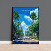 Orlando Travel Poster, Travel Print of Orlando, Orlando Art lovers Gift,Florida Art Gift,USA Wall Art Print NQ Media Designs