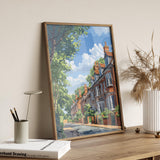 Sheen Travel Poster, Travel Print of Sheen, Surrey Poster, Sheen Art Gift, London Art Lovers UK Travel Gift NQ Media Designs