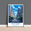 New York Travel Print Wall Art, Travel Poster of New York , New York Art Lovers Gift, USA Art Gift NQ Media Designs