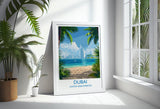 Dubai Travel Print, Travel Poster of Dubai, Dubai Art lovers Gift, UAE Wall Art Gift NQ Media Designs