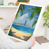 Dubai Travel Poster, Travel Print of Dubai, Dubai Art lovers Gift, UAE Wall Art Gift NQ Media Designs
