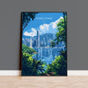 Hong Kong Travel Poster, Travel Print of Hong Kong, Hong Kong Art lovers Gift, China Wall Art Gift NQ Media Designs