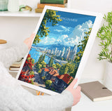 Vancouver Travel Poster, Travel Print of Vancouver, Canada British Columbia Gift, Vancouver Art Lovers Gift, Canada Gift Art, Wall Art Print NQ Media Designs
