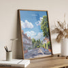 Cheam Travel Poster, Travel Print of Cheam, Surrey Poster, Cheam Art Gift, London Art Lovers UK Travel Gift